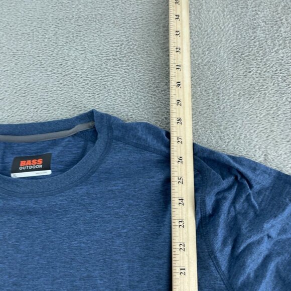 Bass Outdoor Microtech Perf Short Sleeve Tee XL Big Dipper Blue NWT 5881 - Picture 8 of 11